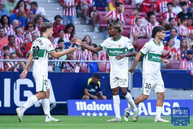 足球丨西甲:马德里竞技平埃尔切