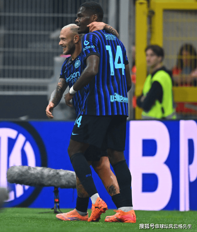 意甲爆冷(lěng)！国际米兰4比1克雷雷莫纳，博尼一球三助榮(róng)膺最佳球员