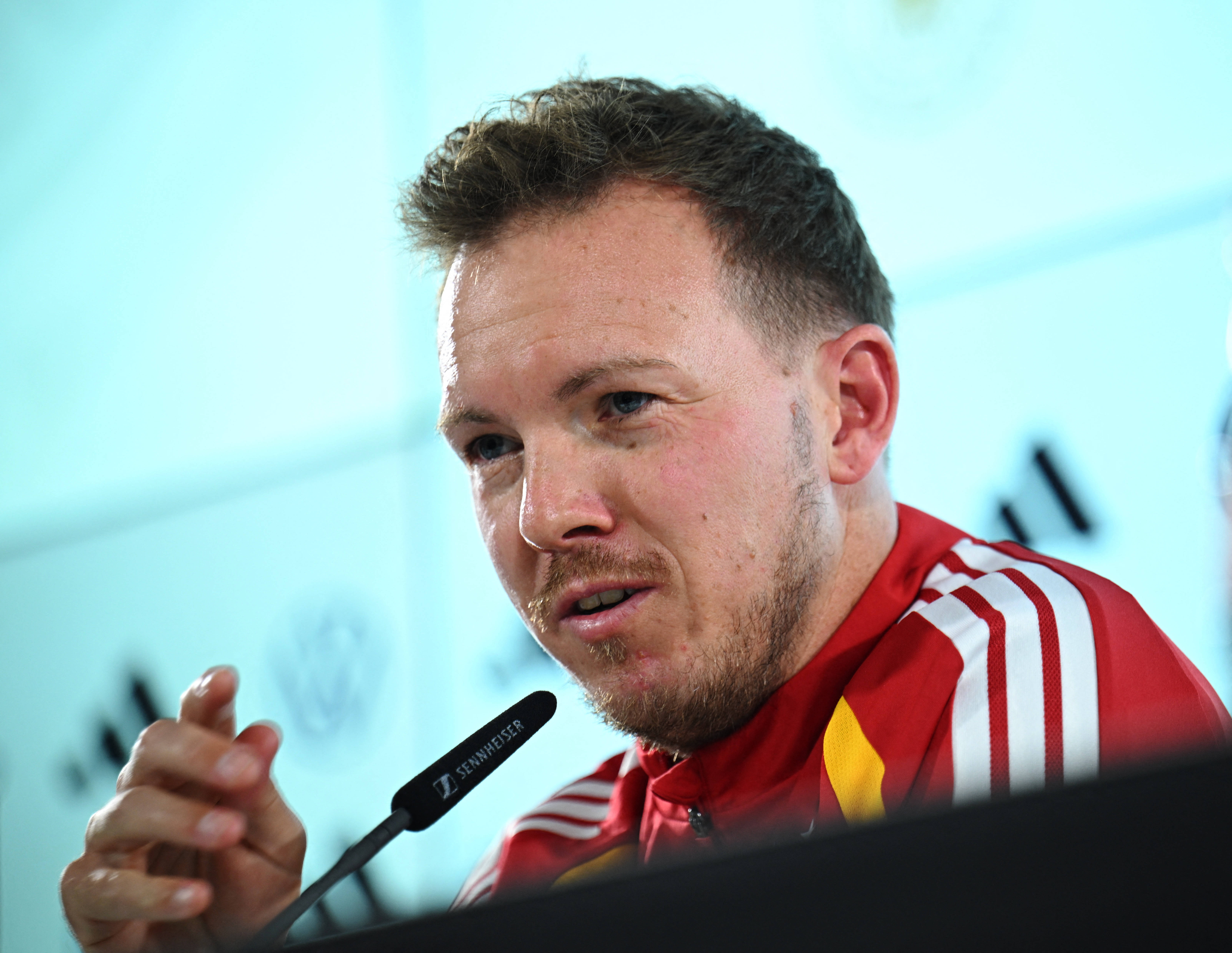 (外代二线)足球——世预赛:德国队赛前备战