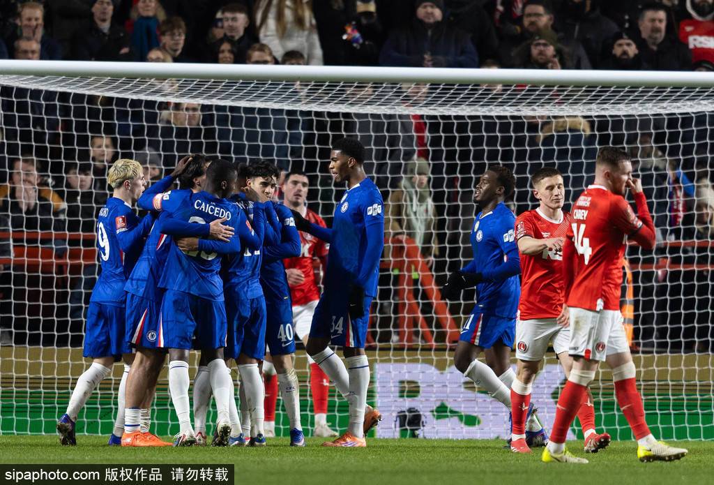 足总杯-内托破门恩佐点射建功 切尔西5-1查尔顿晋级32强