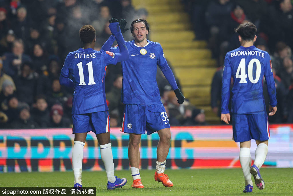足总杯-内托破门恩佐点射建功 切尔西5-1查尔顿晋级32强